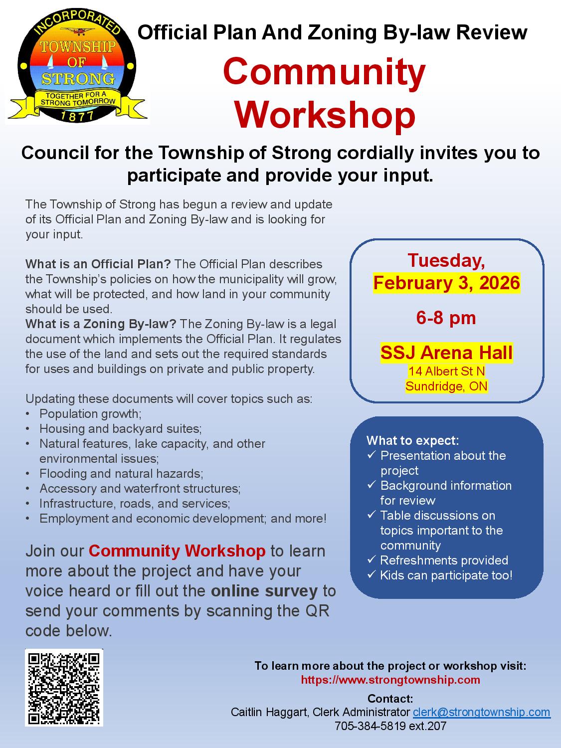 Zoning By-law and Official Plan Community Workshop