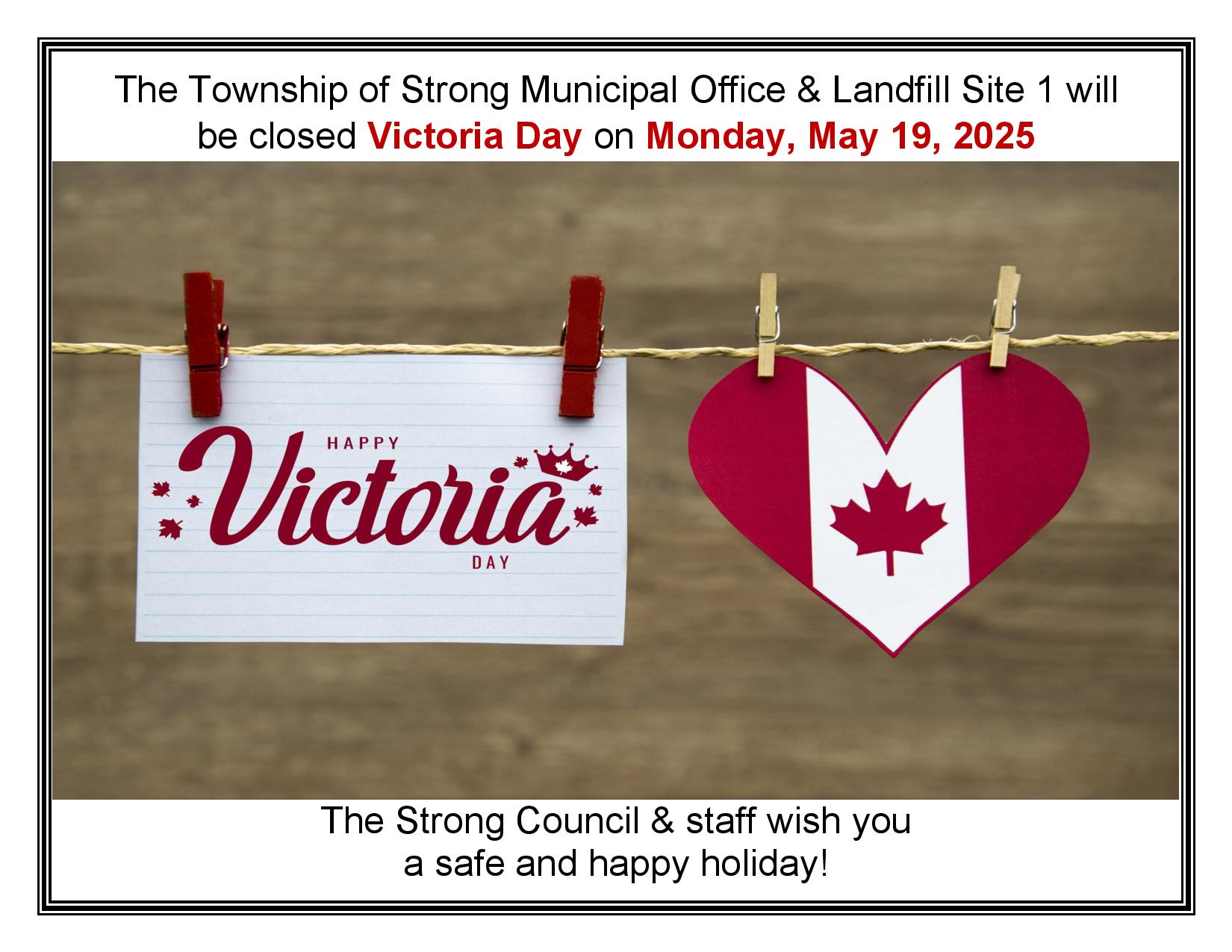 Victoria Day Closure
